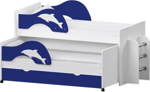 Выкатная кровать Дельфин с ящиком