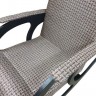 Кресло качалка с подлокотниками (ткань)