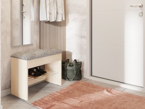 Обувница Лина ясень шимо светлый