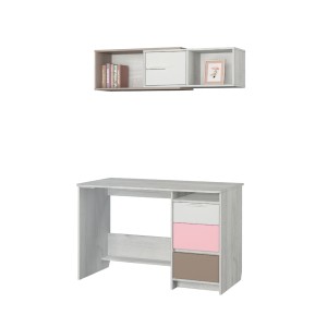 Полка Зефир 7.2 (дуб эльза/мокко)