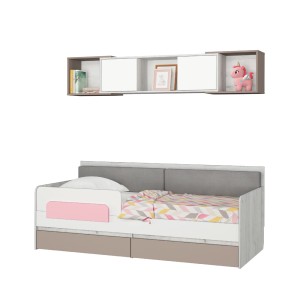 Полка Зефир 7.1 (дуб эльза/мокко)