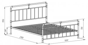 Двуспальная кровать Авила