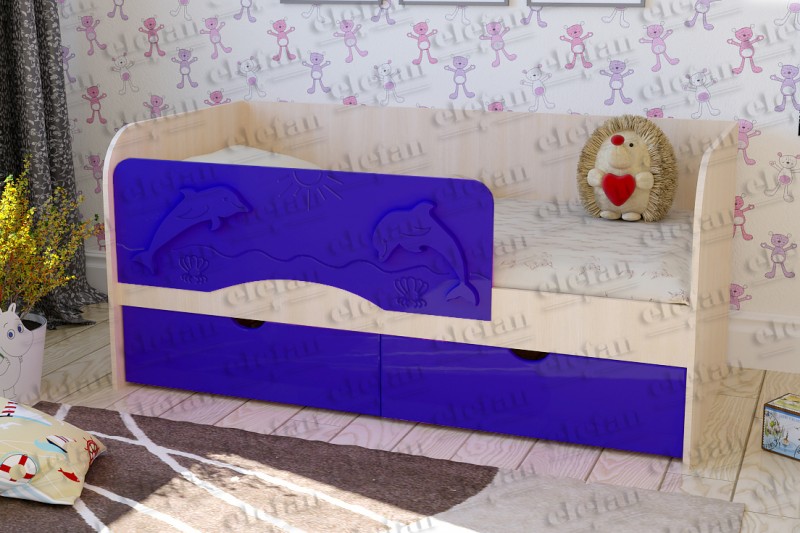 Кровать с бортиком Друзья 1,6 (универсальный бортик)