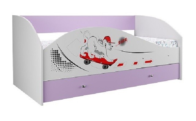 Кровать с бортиком Симба