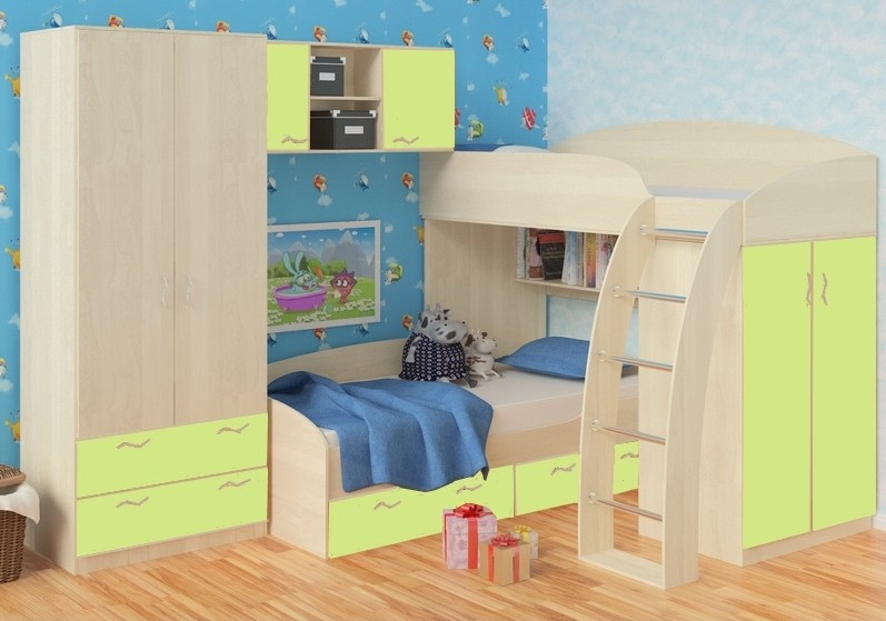 Детская комната для двоих детей Соня 1+2+3 