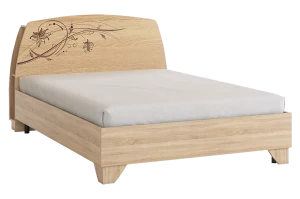 Кровать двуспальная Виктория-1 (дуб сонома)