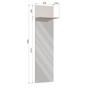 Полка-зеркало Чарли 4.1