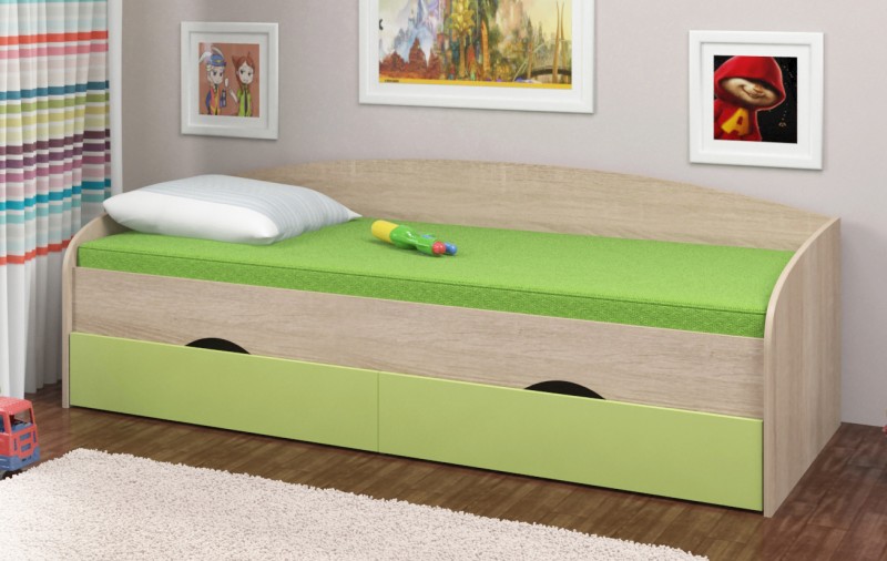 Детская кровать с ящиками Соня 2