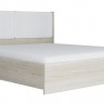 Кровать двуспальная Сан-Ремо 16ПМ (эко кожа белая) 