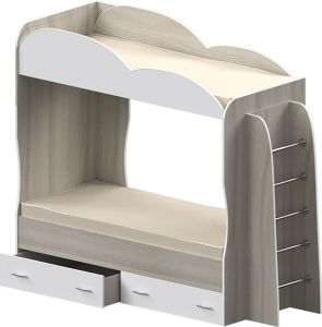Двухъярусная кровать Индиго 1.1