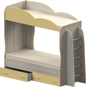 Двухъярусная кровать Индиго 1.1