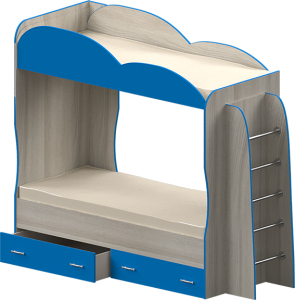Двухъярусная кровать Индиго 1.1