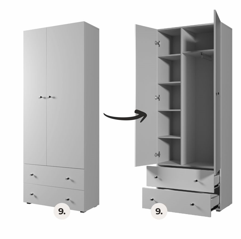 Шкаф Аннет 800