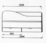 Выкатная кровать Мишка