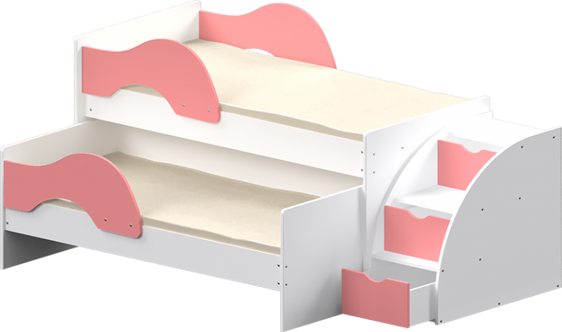 Выкатная кровать Матрешка с ящиком