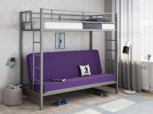Двухъярусная кровать с диваном Мадлен