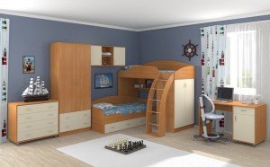 Комната с двухъярусной кроватью Соня Портофино