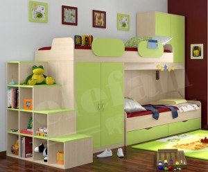 Детская комната для двоих детей Дельта