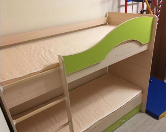 Двухъярусная кровать Мая​ с ящиками