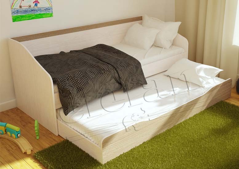 Кровать Паскаль (с выкатным спальным местом ящиком)