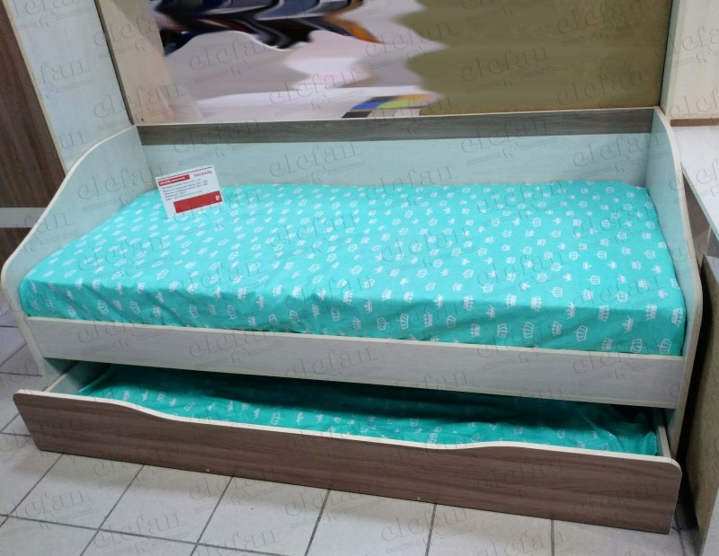Кровать Паскаль (с выкатным спальным местом ящиком)