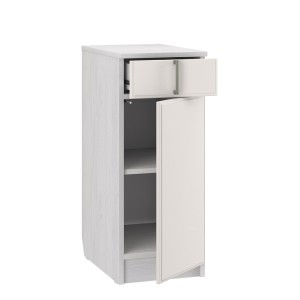 Тумба туалетного столика Андрэа 12.2.1 (ясень анкор светлый/крем)