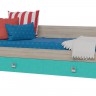 Кровать с ящиками Сити аква