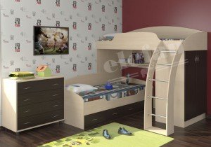 Детская комната Соня 1+2 с комодом