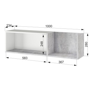 Полка навесная СТК 30