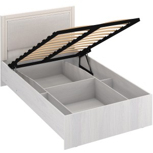 Кровать с подъемным механизмом Андрэа 1200М (ясень анкор светлый/крем)