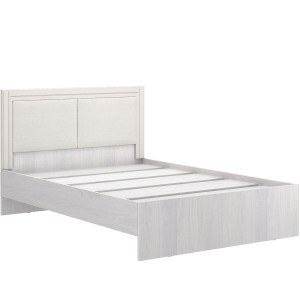 Кровать с основанием Андрэа 14М (ясень анкор светлый/крем)