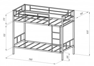 Кровать двухъярусная Севилья 2 П/Я