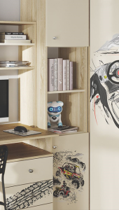 Пенал Форсаж 400 2Д сонома