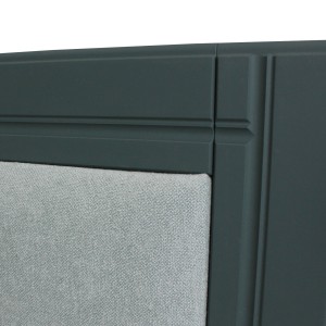 Кровать с основанием Андрэа 14М (ясень анкор светлый/авокадо)