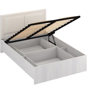 Кровать с подъемным механизмом Андрэа 14М (ясень анкор светлый/крем)