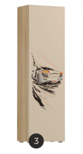 Шкаф двустворчатый Форсаж 600 ДБ