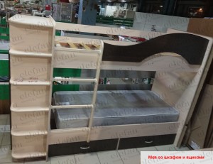 Двухъярусная кровать Мая Снежка