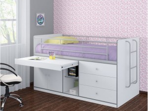 Кровать-чердак Дюймовочка 6