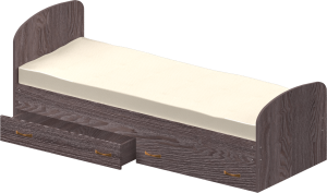 Детская кровать с ящиками Профи классик (ЛДСП №1, №2)