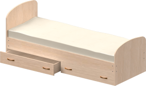Детская кровать с ящиками Профи классик (ЛДСП №1, №2)