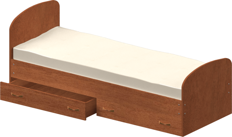 Детская кровать с ящиками Профи классик (ЛДСП №1, №2)