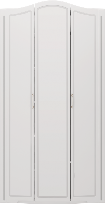 Шкаф 3-х дверный Виктория 09 белый (без зеркала) 