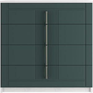 Комод Андрэа 9 (ясень анкор светлый/авокадо)